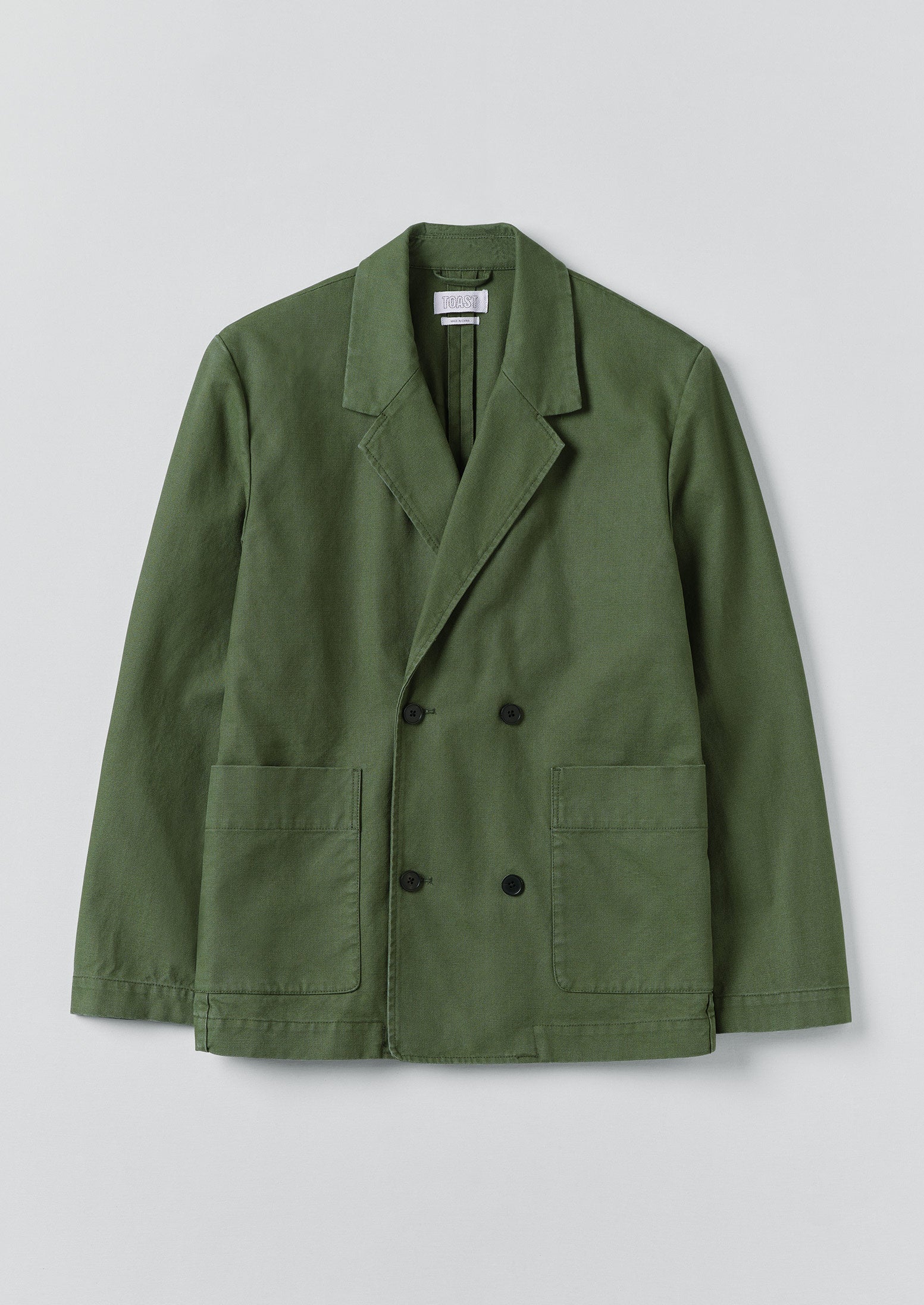 Balsam Green Cotton Canvas Jacket