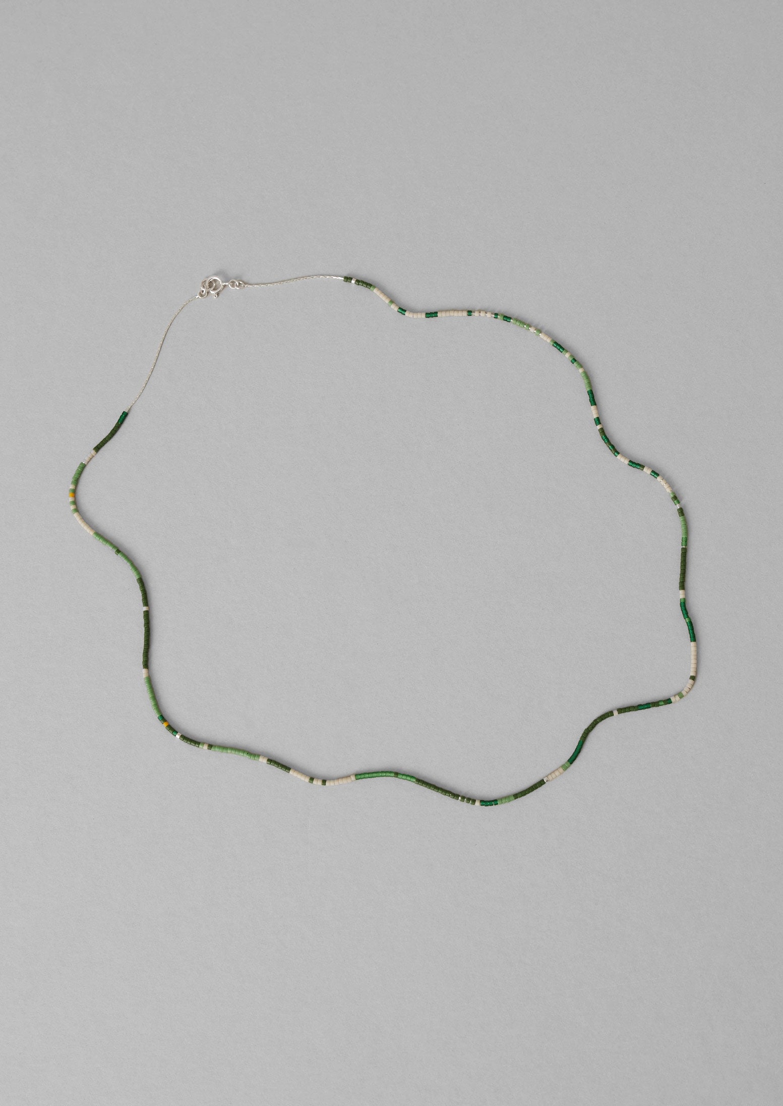 Helena Rohner Fern Green Beaded Necklace – Miyuki Mix
