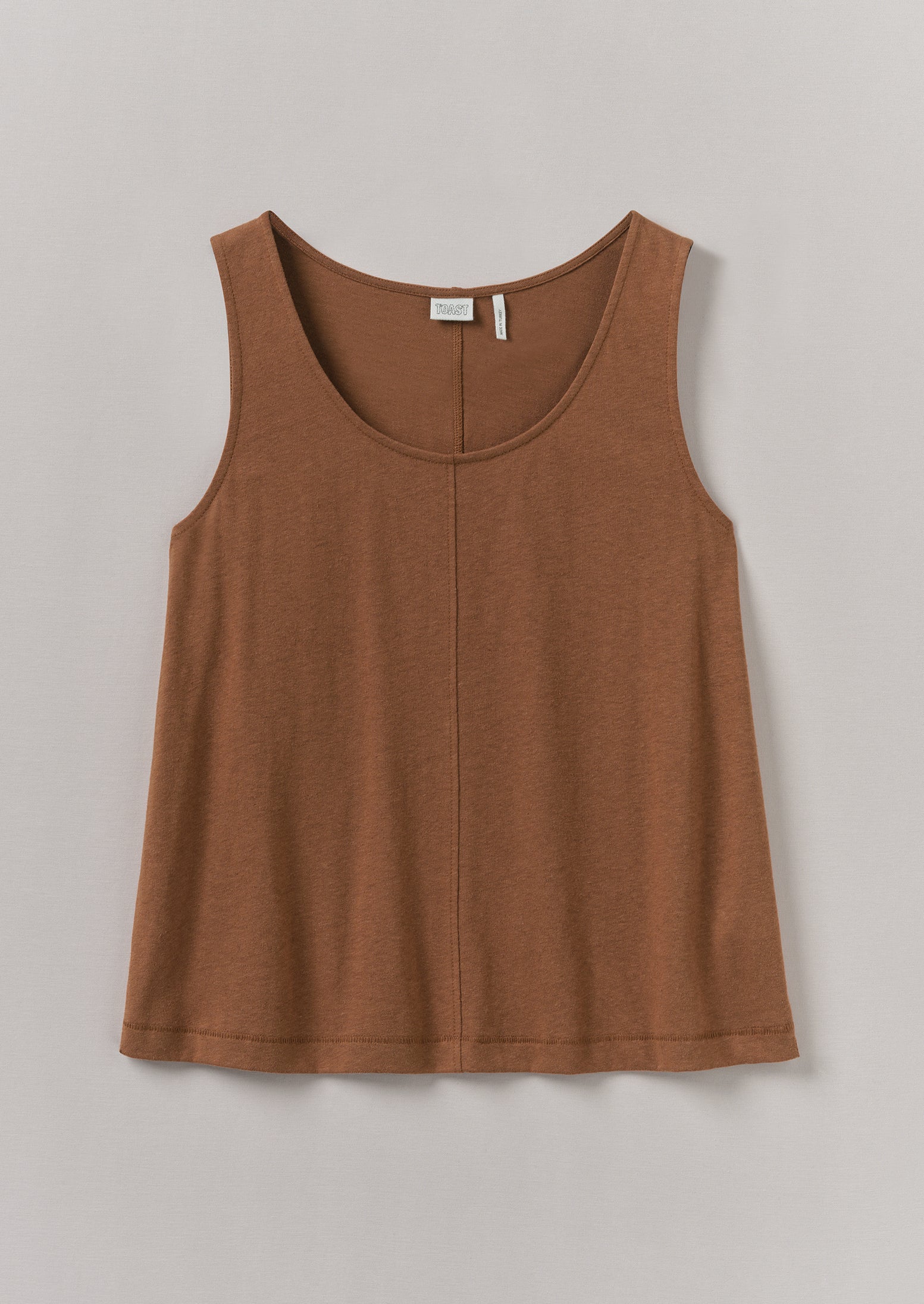 Brown Anise Cotton Hemp Tank Top