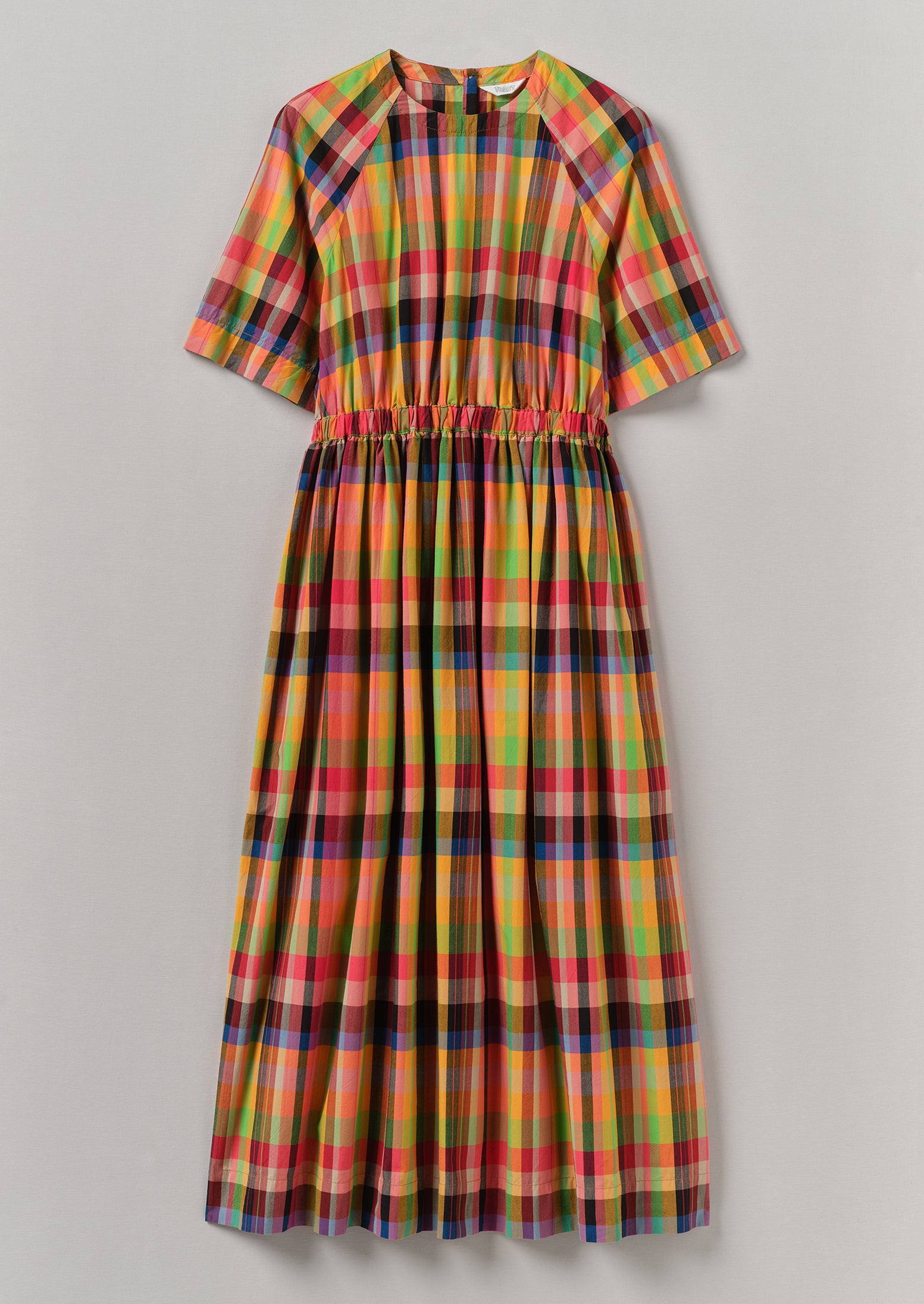 Colorful Cotton Raglan Dress for Casual Wear