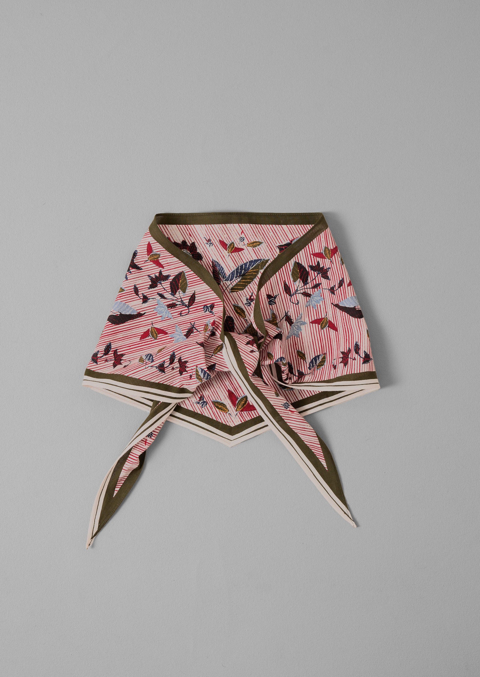 Breathable Cotton Bandana with Floating Print