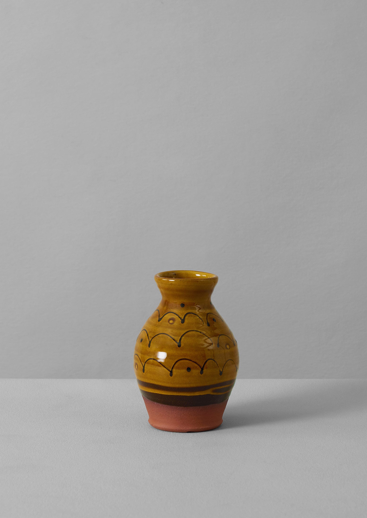 Frances Savage Honey Terracotta Slipware Vase