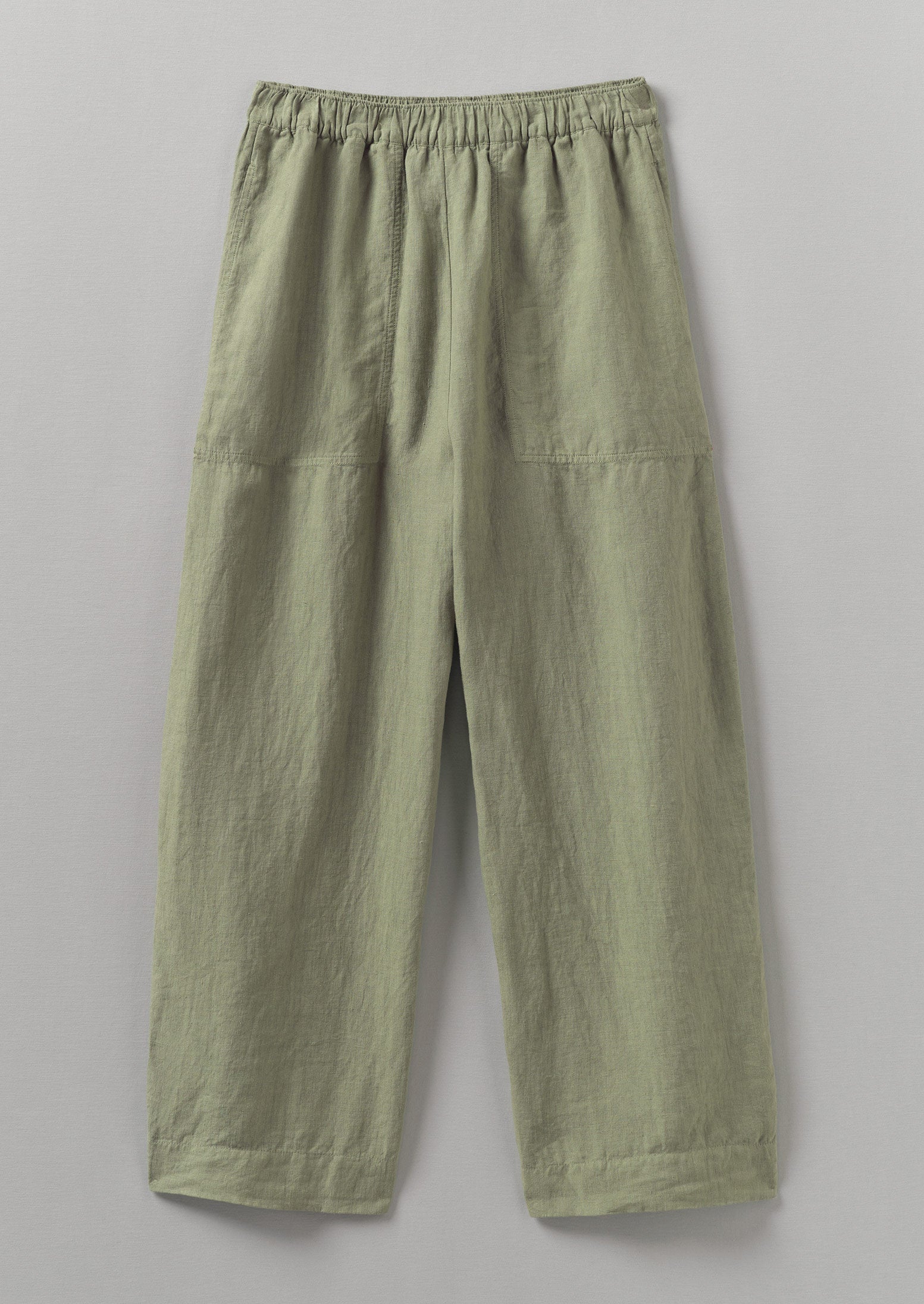 Salvia Linen Barrel Pants – Garment Dyed Comfort