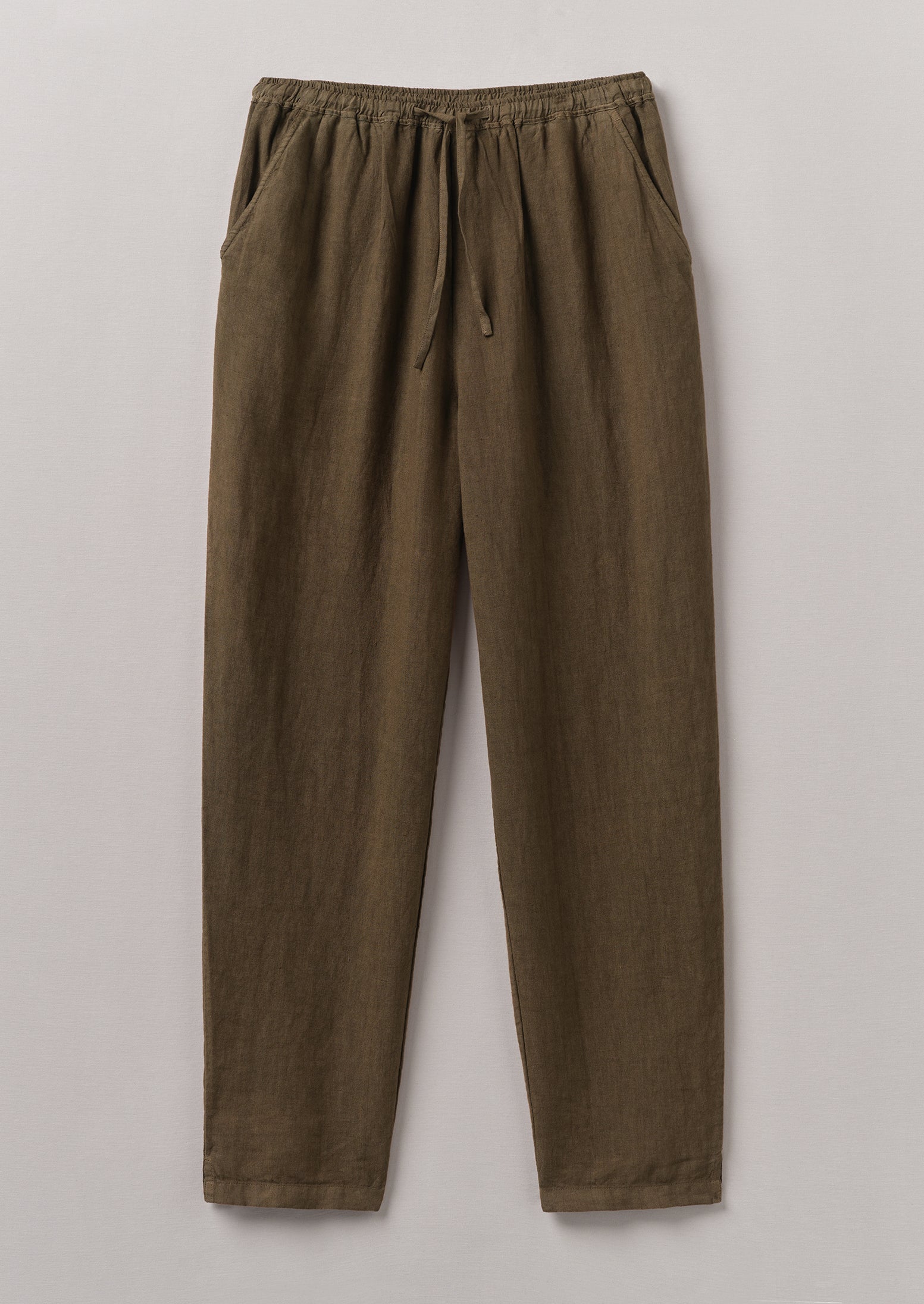 Pear Linen Pull-On Pants | Soft Garment-Dyed Comfort