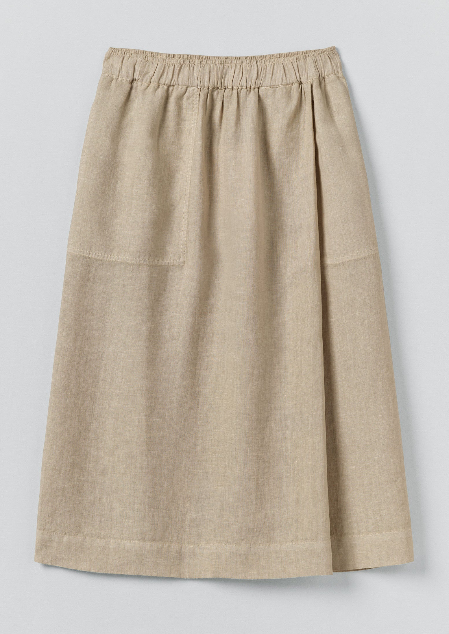 Sand Washed Linen Wrap Skirt – Lightweight & Stylish