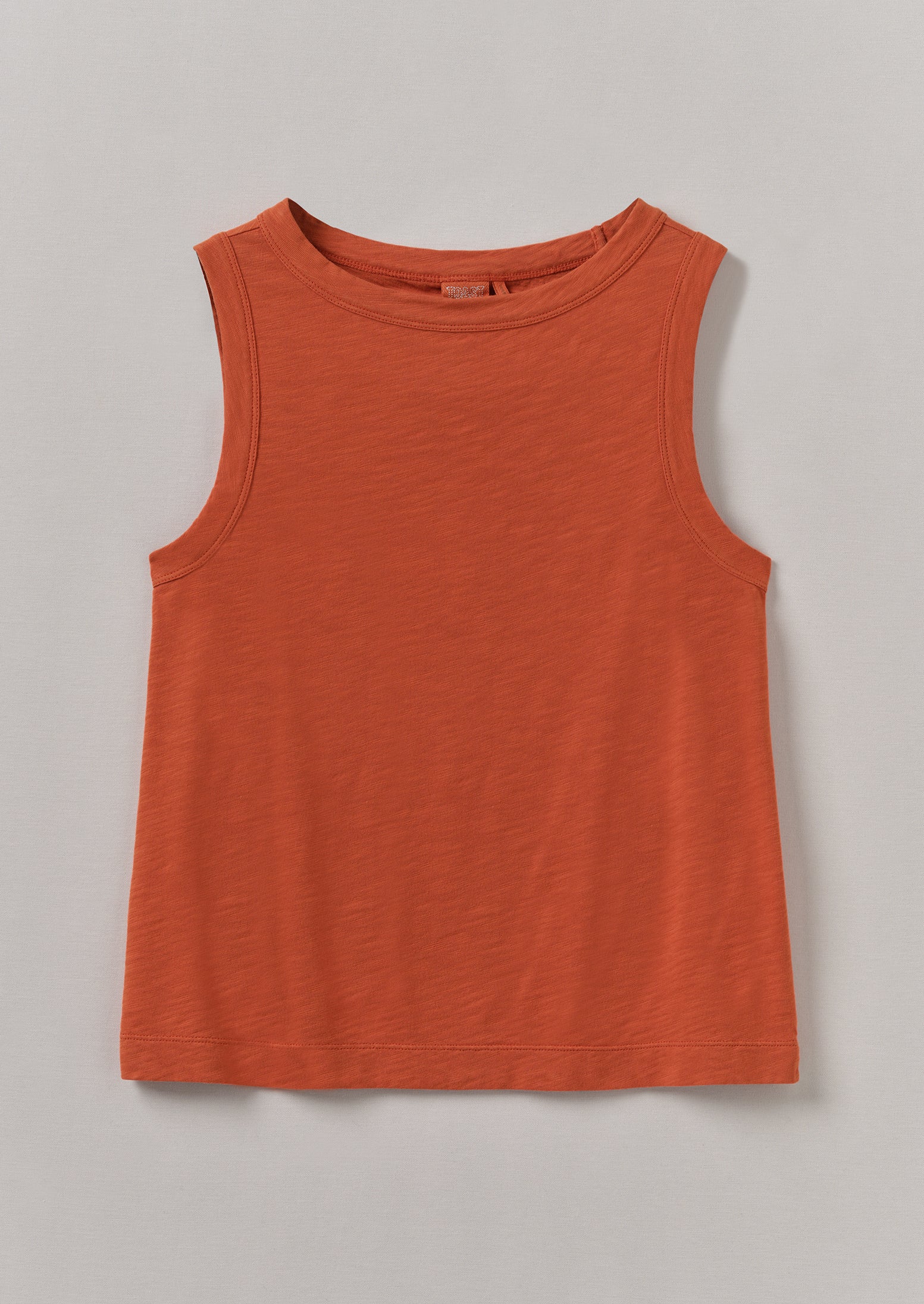 Organic Cotton Garment-Dyed Tank Top - Ginger Nut