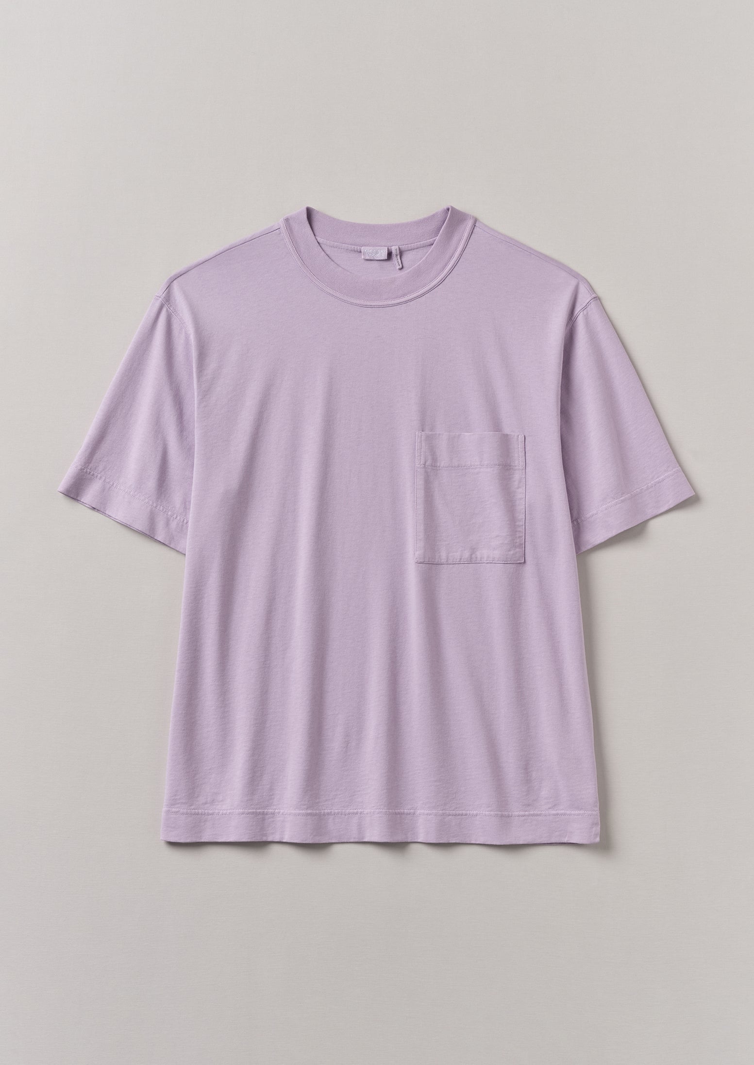 Wood Lilac Organic Cotton Tee – Garment Dyed