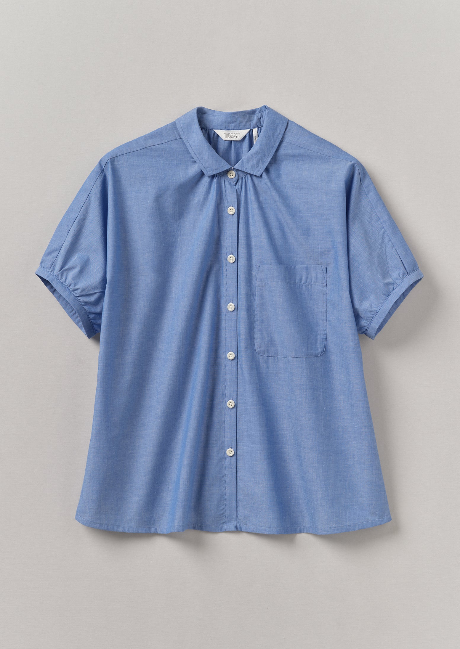 Light Blue Chambray Cotton Shirt