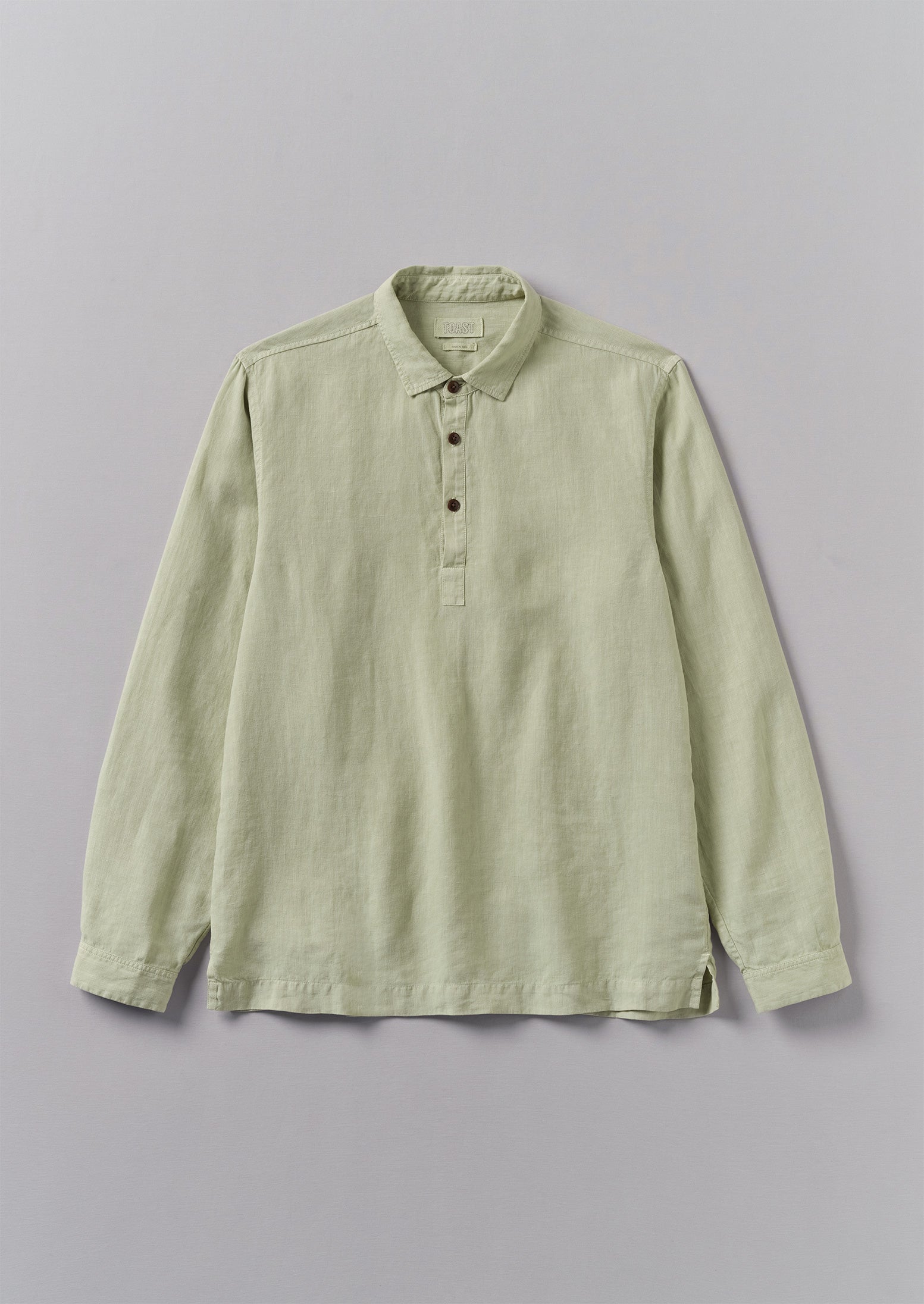 Pebble Linen Half Placket Shirt