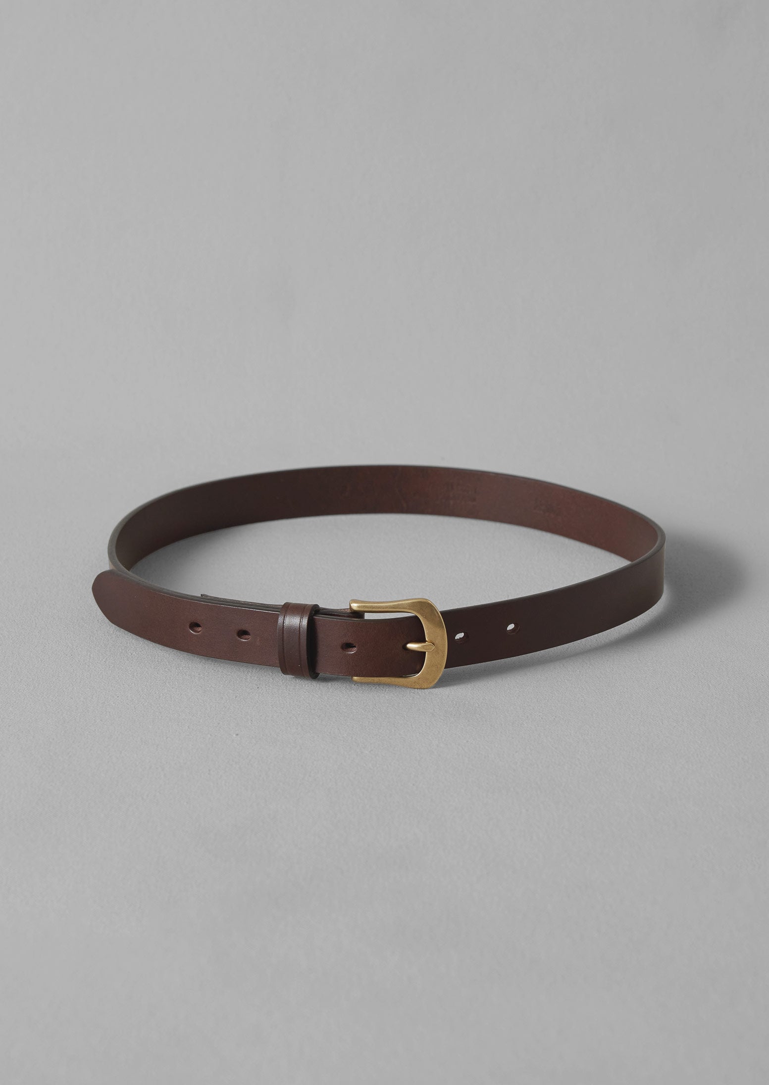 Brown Leather Jeans Belt for Men & Women
