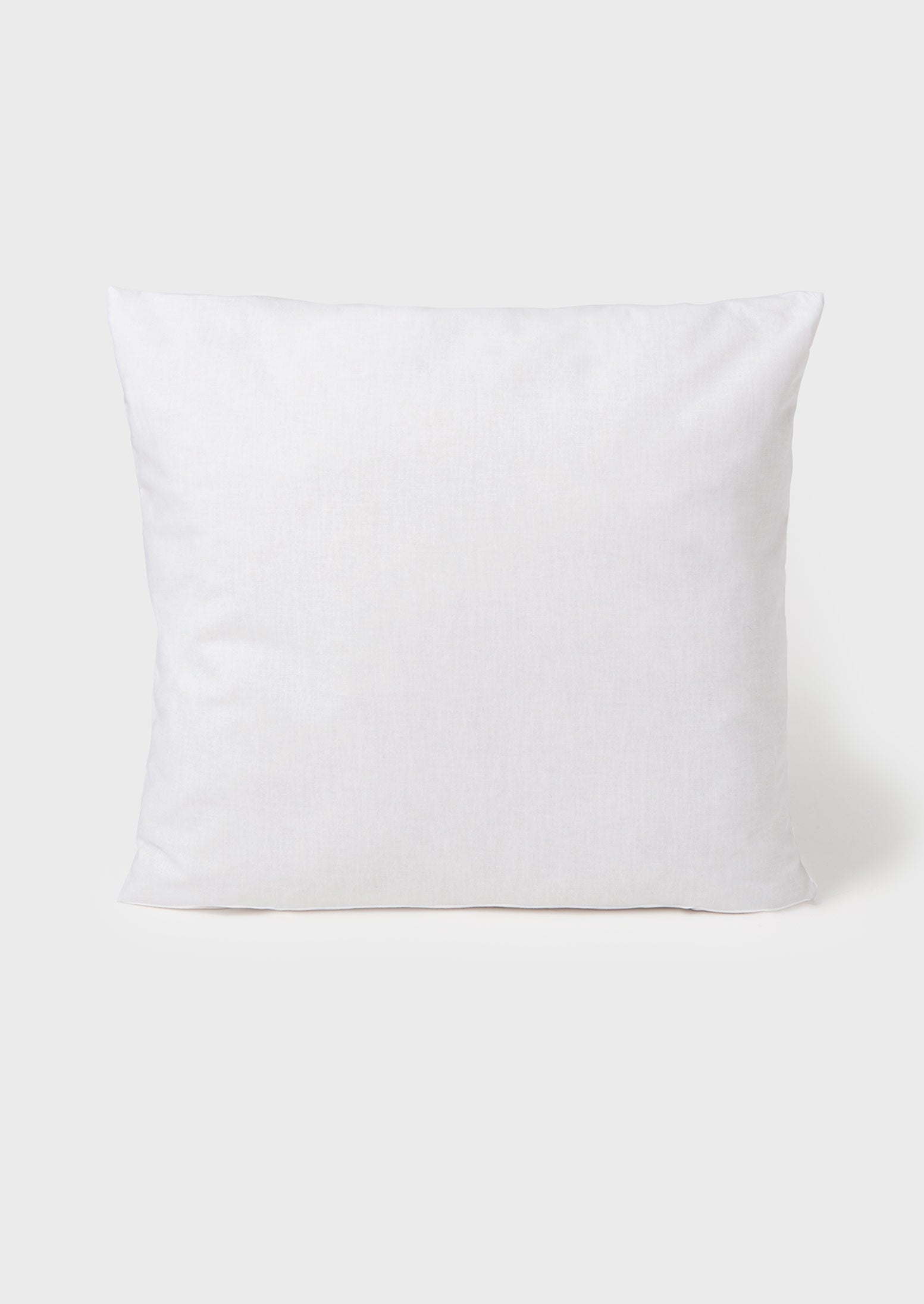 White Wool Square Cushion Pad – Large Size