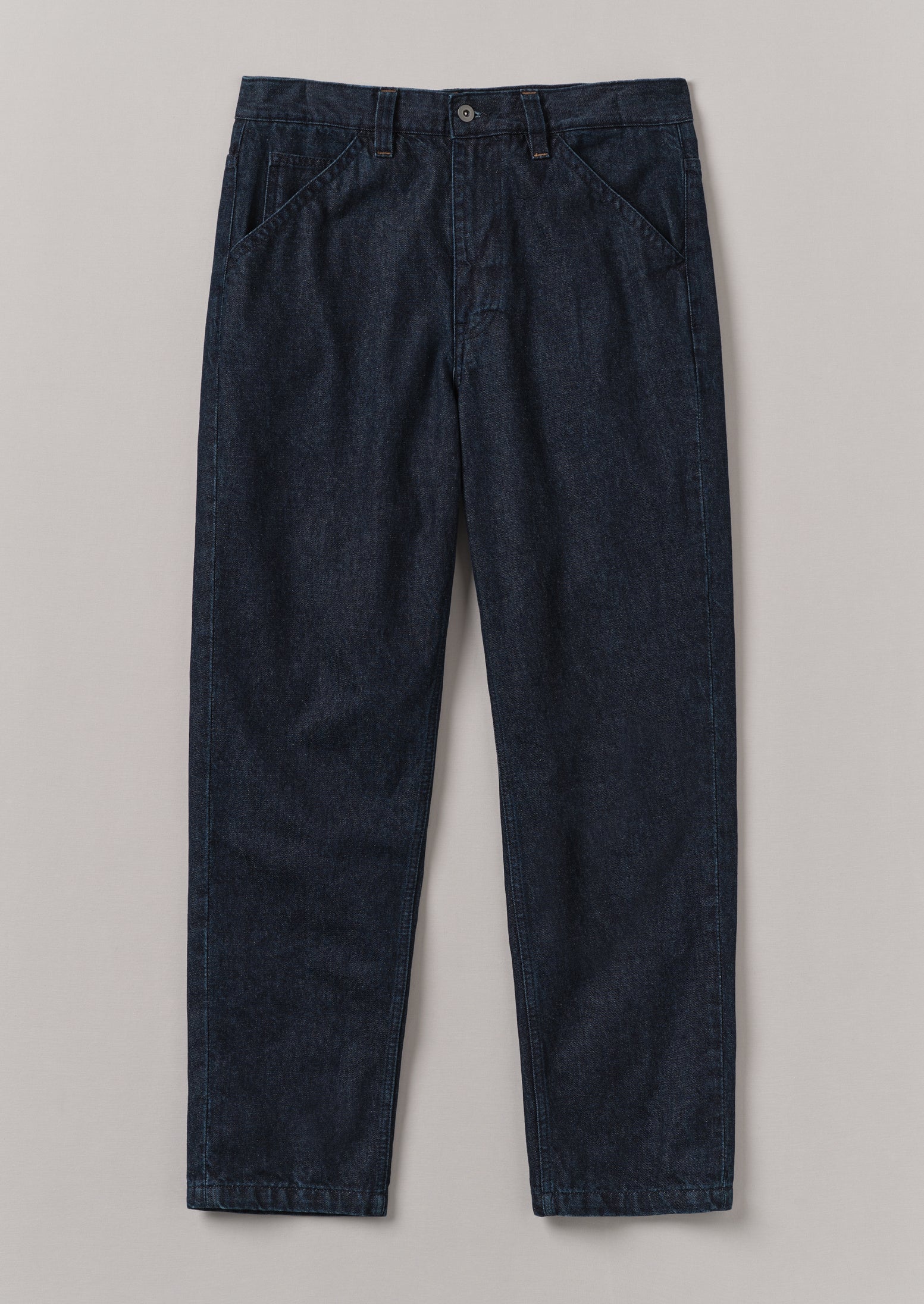 Norv Dark Indigo Tapered Cotton Jeans