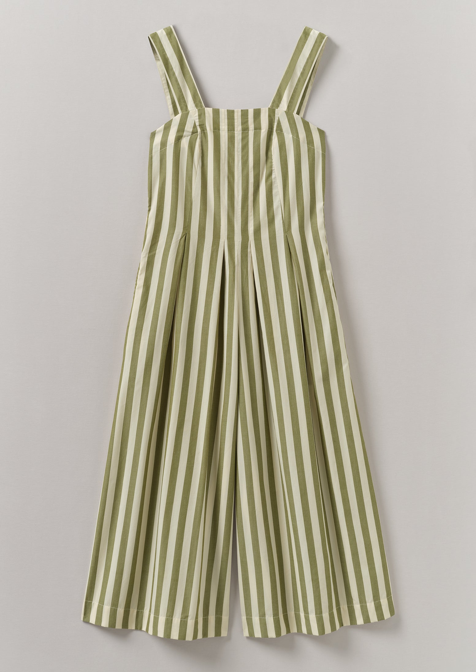 Calla Green Cotton Jumpsuit – Oyo Stripe Style