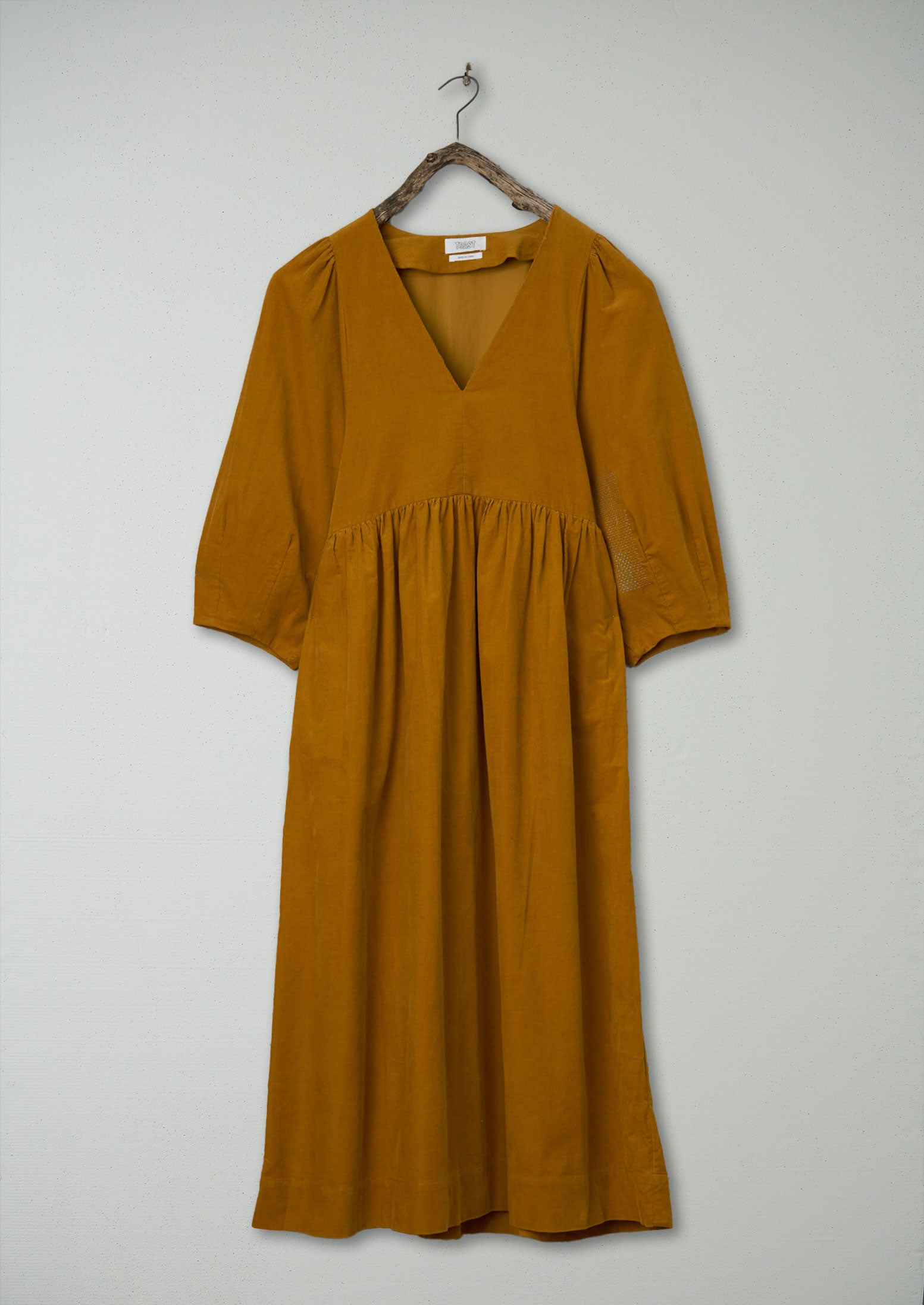 Bonfire Organic Cotton Needlecord Dress - Size S