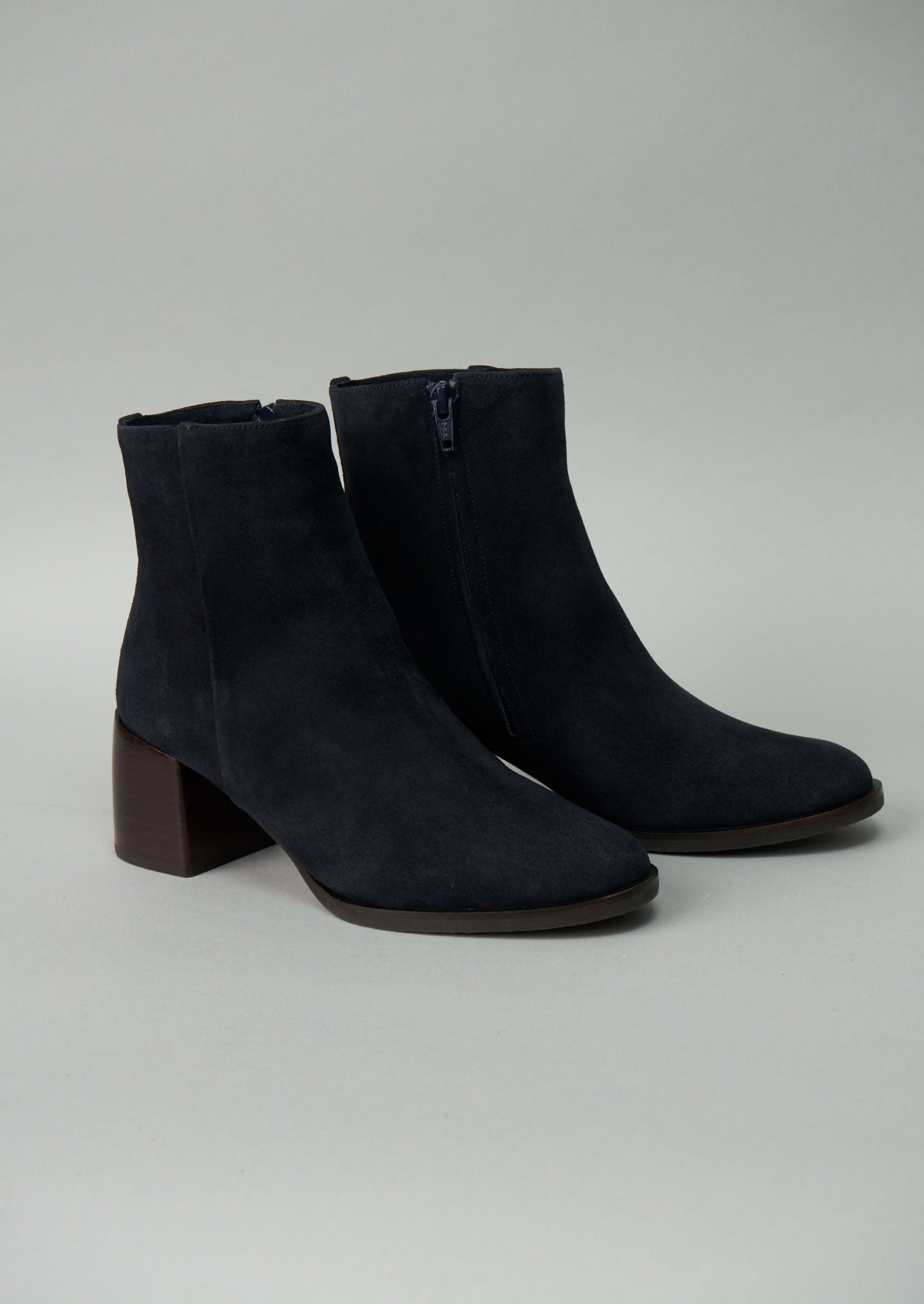 Chie Mihara Dark Navy Zip Boots - Size 36