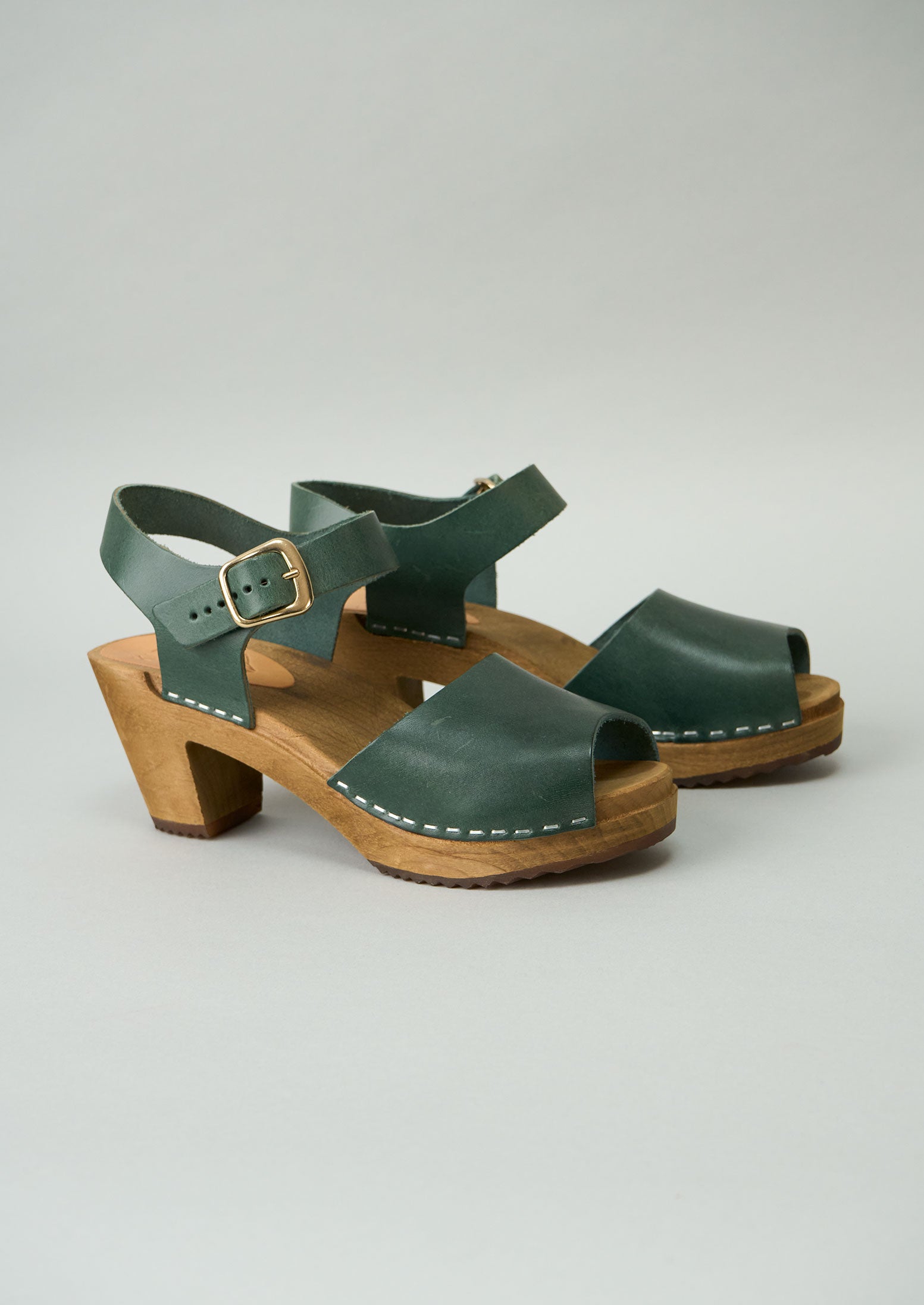 Agave Kitty Clogs Heeled Sandals - Size 37