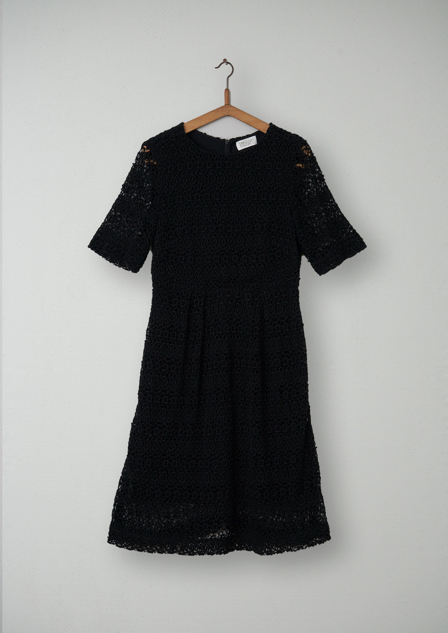 Black Lace Dress - Size 12 by Reworn