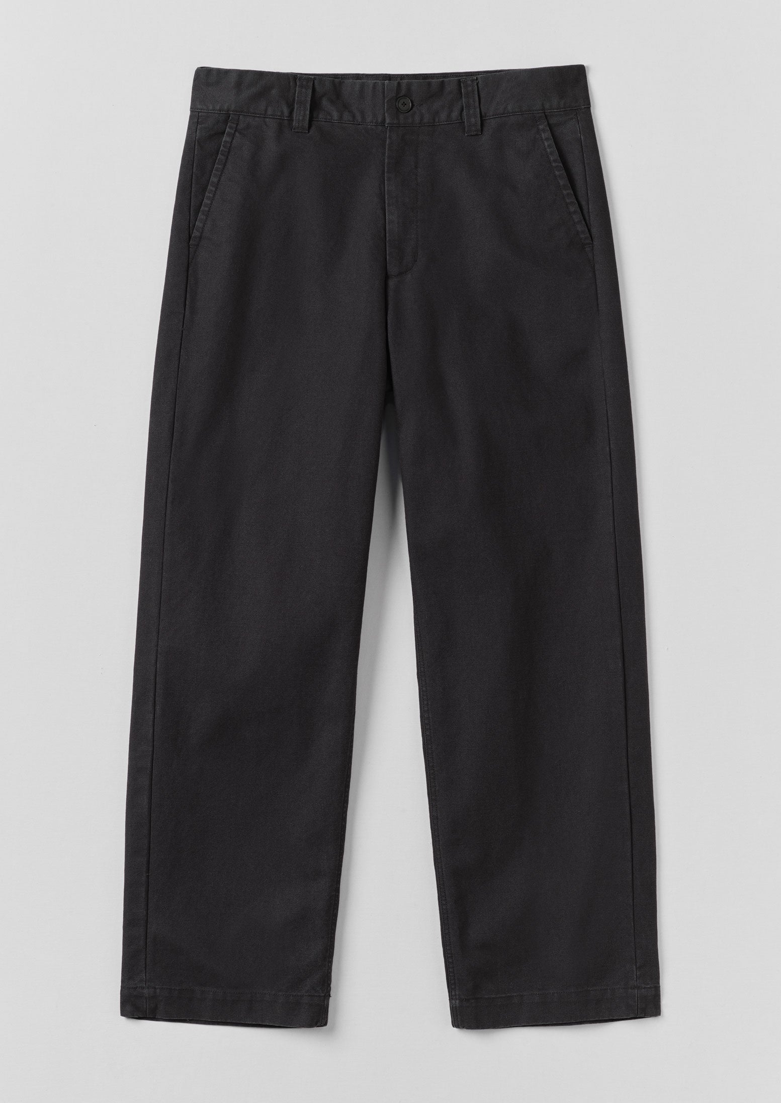Men's Slate Cotton Canvas Trousers by Rory