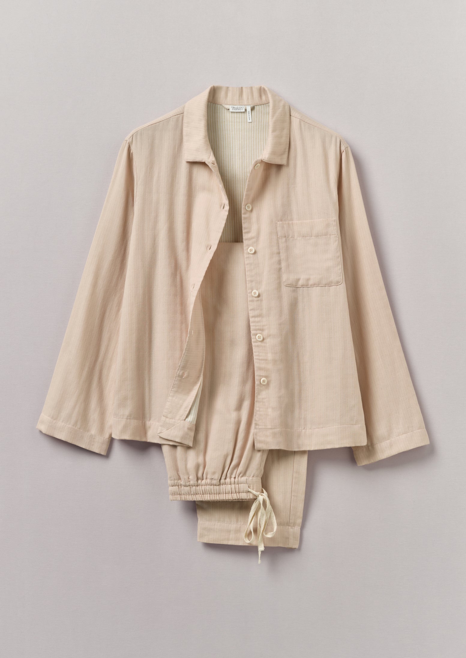 Comfy Heather & Celery Cotton Pajama Set