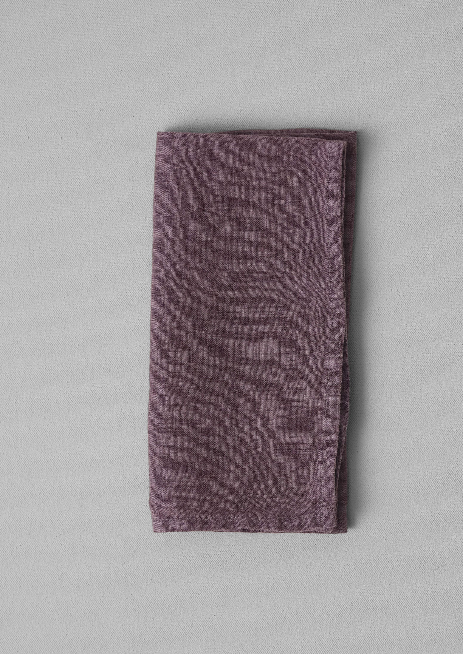 Dark Hellebore Washed Linen Napkin Set