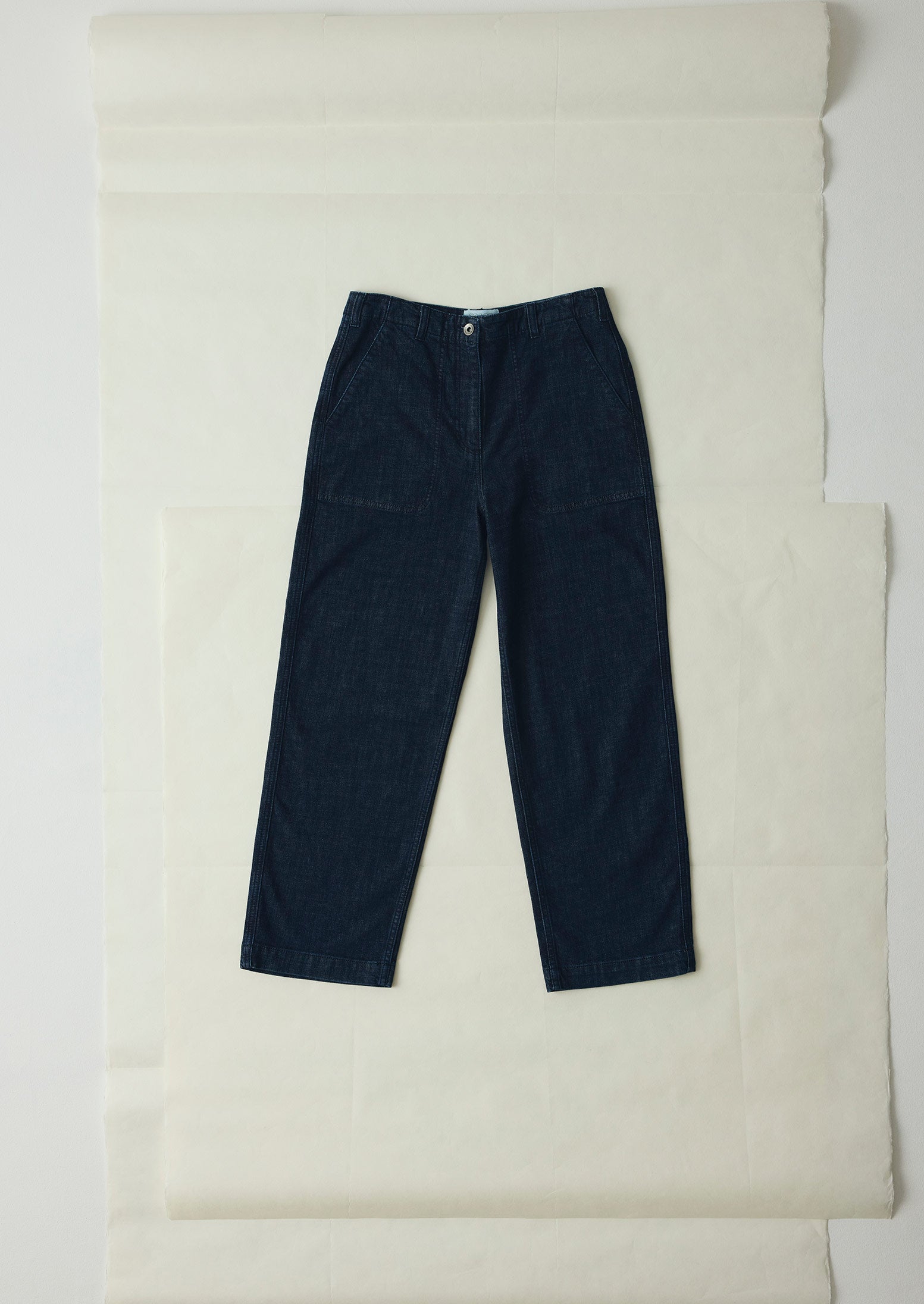 Organic Cropped Jeans in Indigo | Ashley