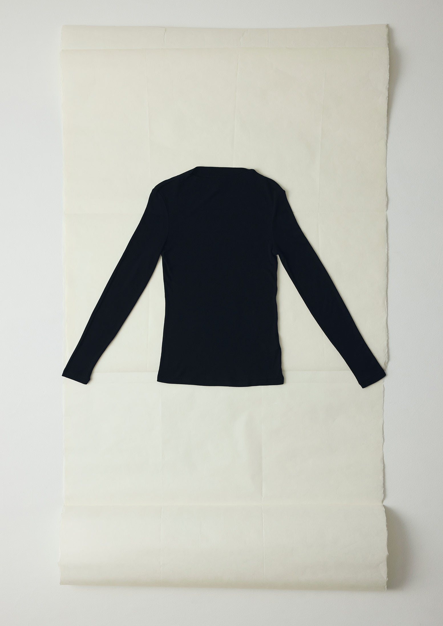 Lyocell High Neck Tee by Aster | Black