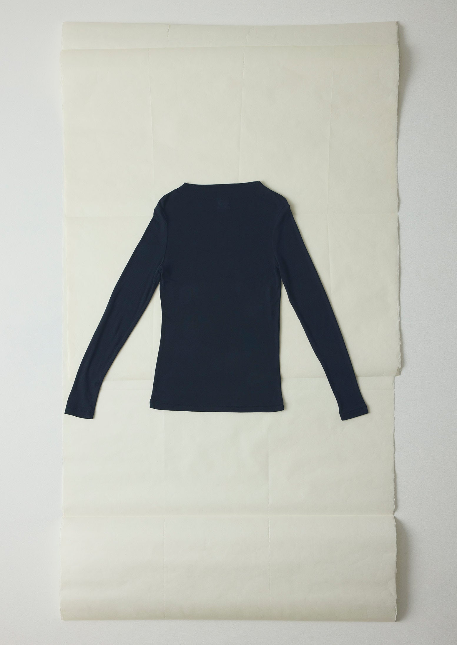 Aster Lyocell High Neck Tee in Ink