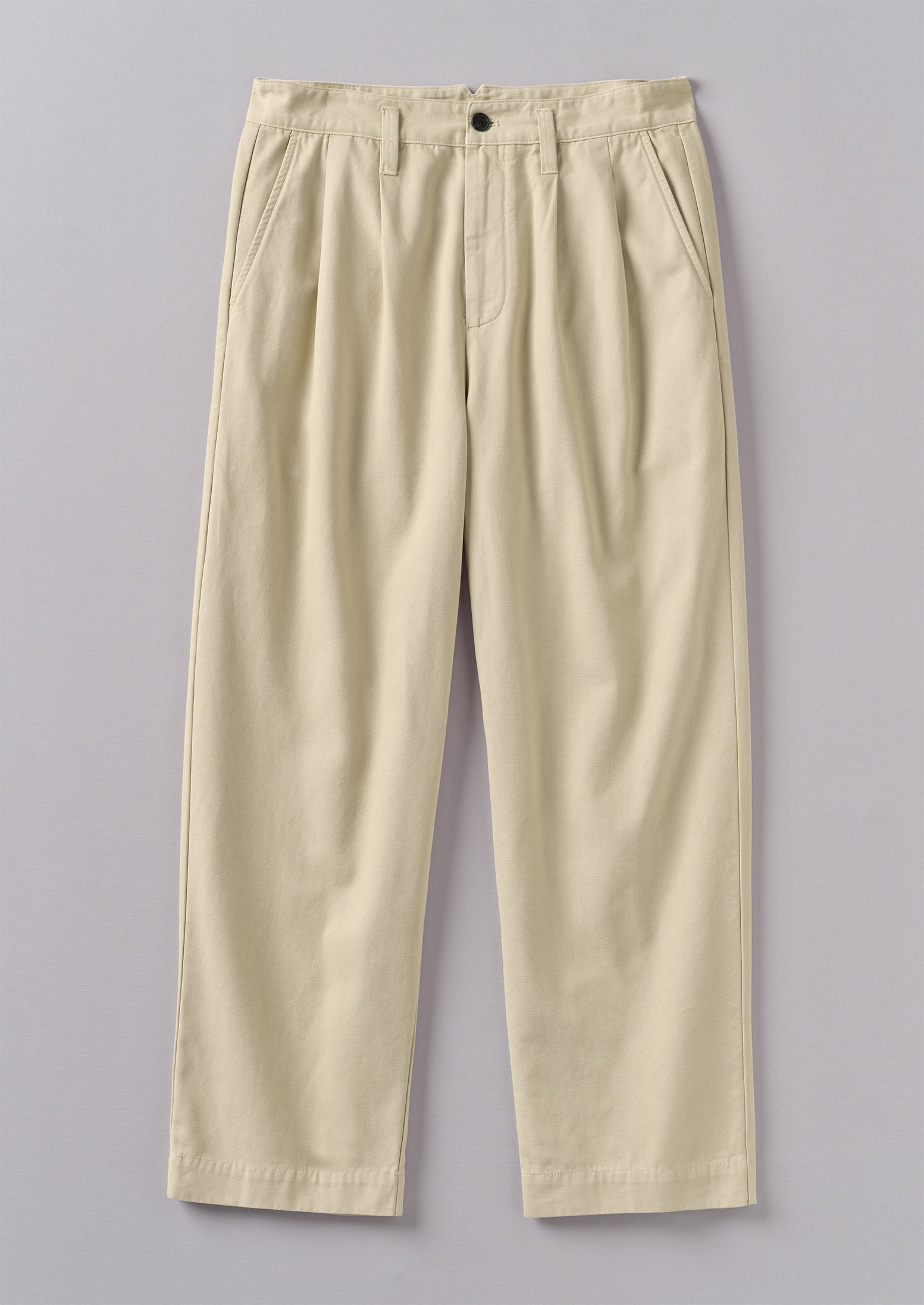 Stone Bill Cotton Wide-Leg Pants