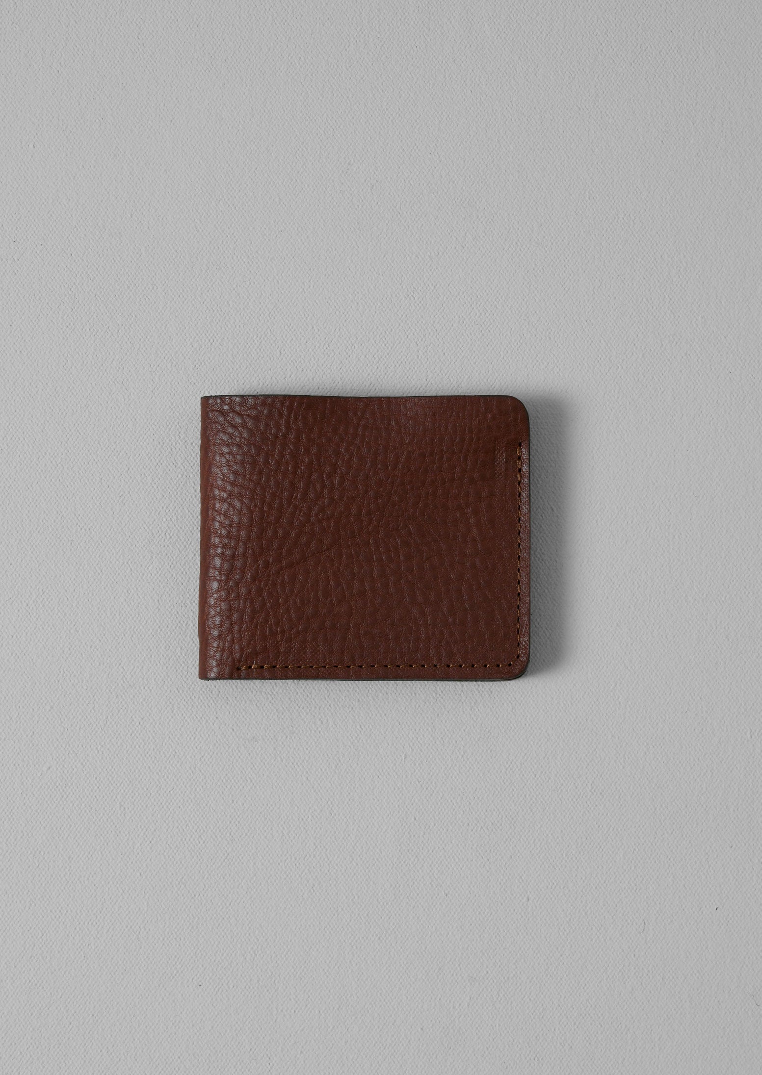 Tan Leather Card Wallet by Bleu De Chauffe