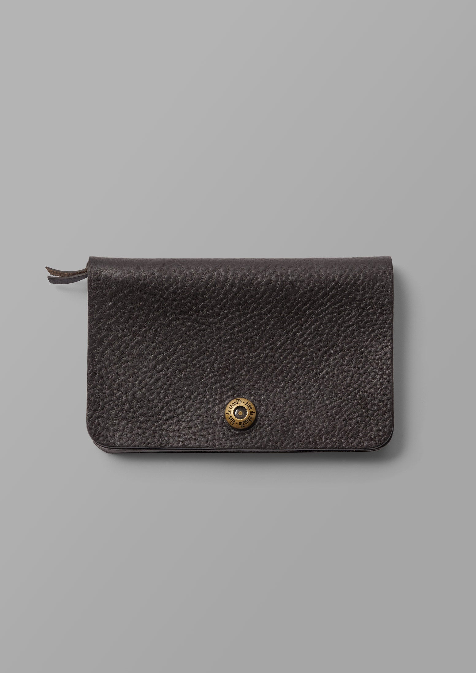 Bleu De Chauffe Brown Leather Wallet – Premium Men's