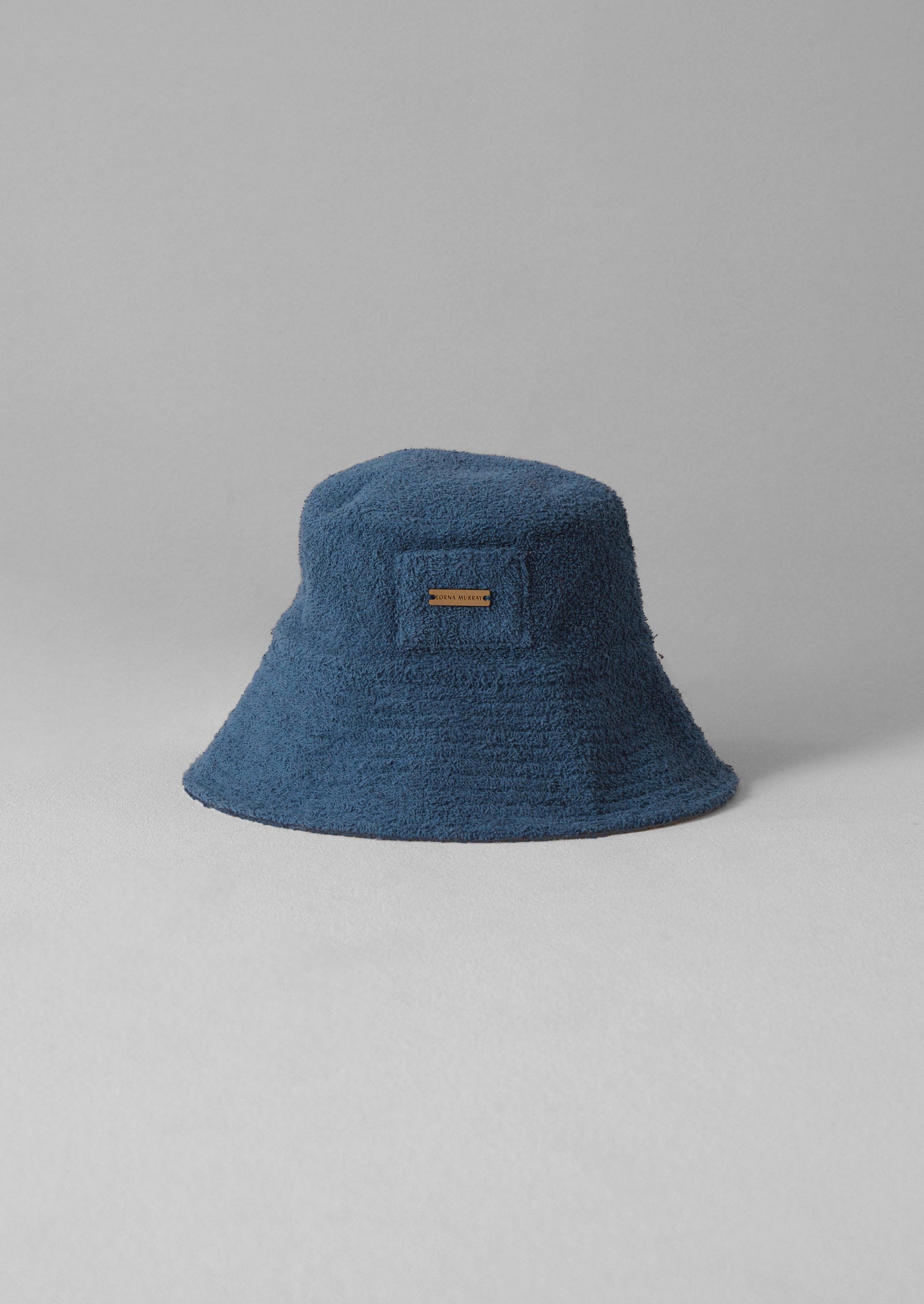 Blue Towelling Hat by Lorna Murray